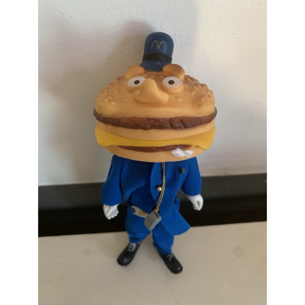 McDonald's McDonaldsLand Officer Big Mac Figure & Whistle Remco 1976‎ Vintage